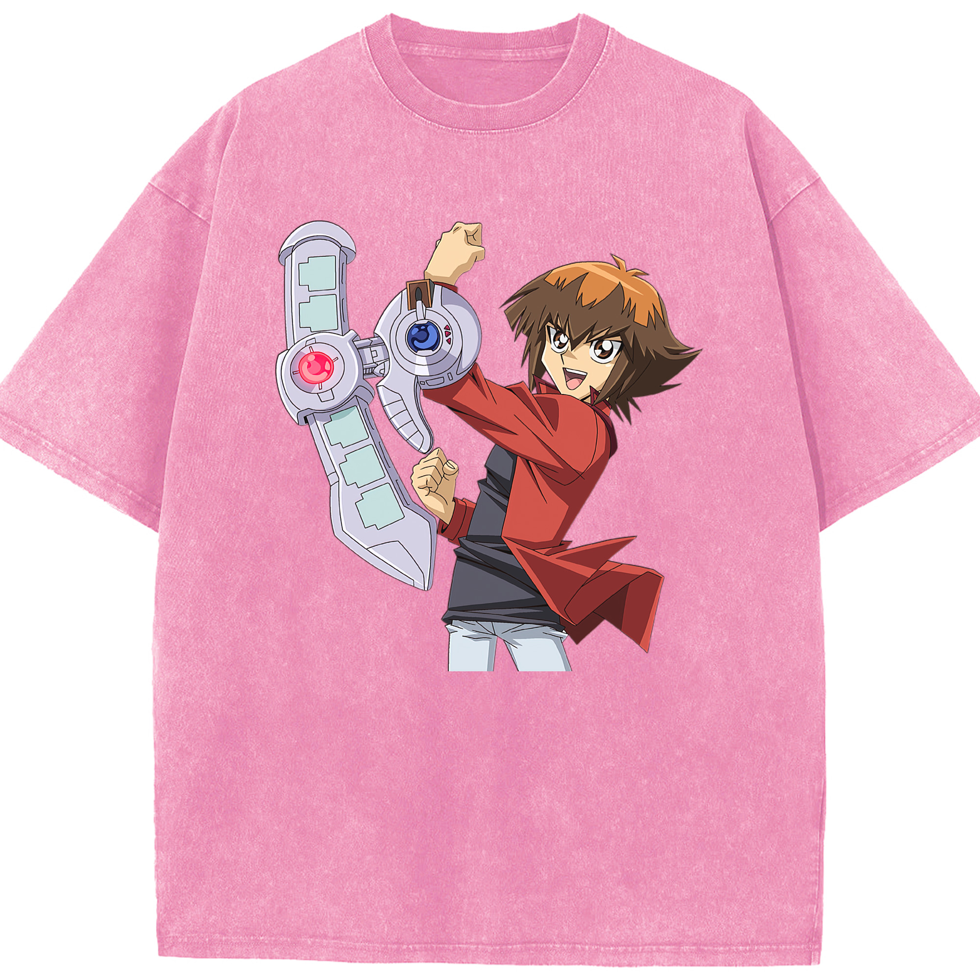 （画像用） 遊☆戯☆王 Yu-Gi-Oh! 綿100% ヴィンテージ風 半袖Tシャツ（フロントプリント）